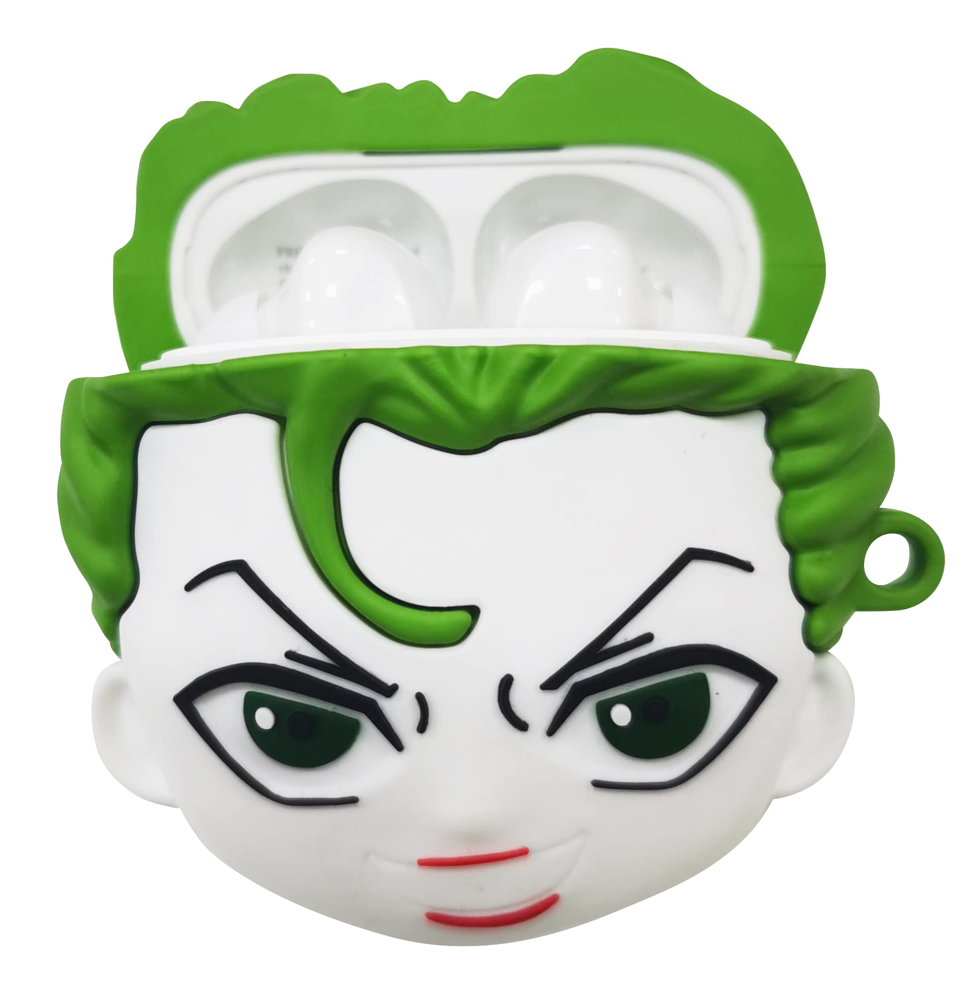 Lazerbuilt - Écouteur Bluetooth TWS Joker - Assistant Google installé et boîtier de chargement avec design Joker Lazerbuilt - Écouteur Bluetooth TWS Joker - Assistant Google installé et boîtier de chargement avec design Joker